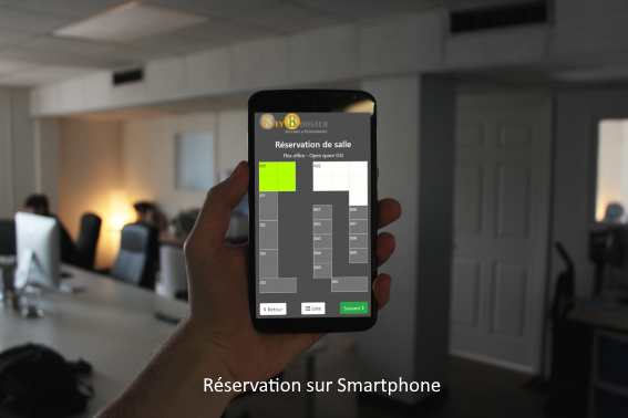 KeyBooster réservation par smartphone